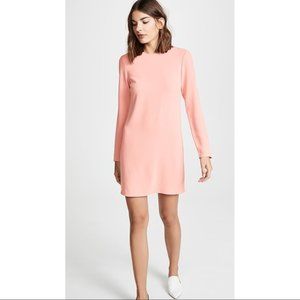 Tibi Triacetate Shift Dress Pink 4 NWT